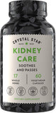 Crystal Star Kidney Care (60 Capsules) – Herbal Supplement for Kidney Cleanse, Detox & Support - Stone root, Gravel Root & Hydrangea root - Non-GMO & Gluten-Free