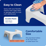 Squatty Potty Standard 7" Toilet Stool, Whie