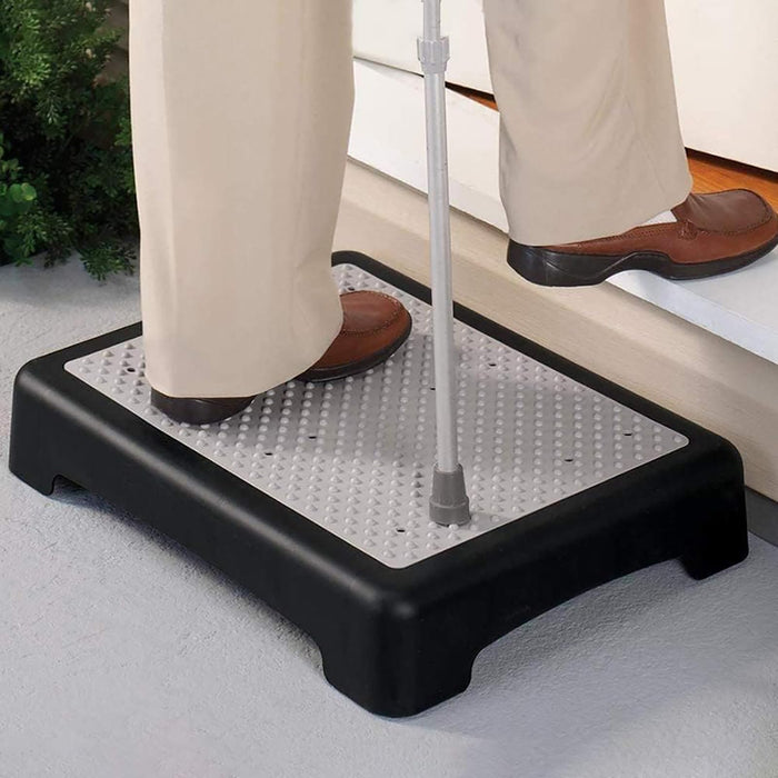 One Step Stool,Non-Slip Mobility Step Platform Assistive Devices for Adults and Elderly, Indoor and Outdoor Portable Step Riser for Safety Step for Car Bedside Office Shower Stairs