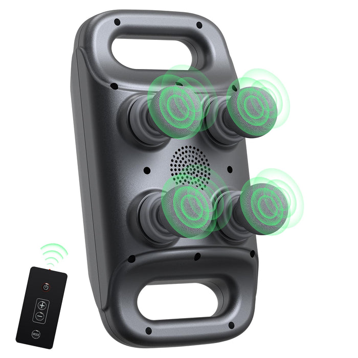 Moautodc Massagers Handheld Deep Tissue: Percussion Massage Gun with Remote Control, 4-Head Back Massager for Pain Relief in Back, Leg, Neck, Shoulder and Body, Gifts for Families and Friends