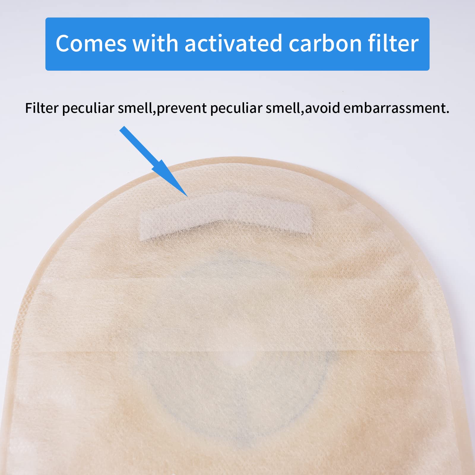 20 PCS Colostomy Bags Rainlotus One Piece Ostomy Bag,Ostomy Drainable