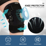 Plus Size Knee Brace XL-8XL,Stable Support of The Decompression Knee, Effective Relief of ACL, Arthritis, Tendinitis Pain, Adjustable Compression Band, Suitable for Men and Women (3XL-4XL)