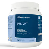 Life Enhancement WOW Drink Powder | with B12, Niacin, Caffeine, Taurine, Phenylalanine, Vitamin C, & More | 74 Servings