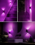 L LOHAS LED Night Light, Halloween Night Light, Night Lights Plug into Wall, Purple Night Light, Light Sensor, Dimmable Night Lights Decorative for Christmas, Holiday, Home Decor, Party Decor, 2 Pack