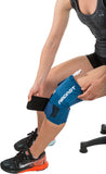 Aircast Cryo/Cuff Cold Therapy: Knee Cryo/Cuff with Non-Motorized (Gravity-Fed) Cooler, Medium