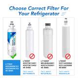 ICEPURE Refrigerator Water Filter, Compatible with LG LT700P, Kenmore 9690, ADQ36006101, ADQ36006102, 46-9690, LFXC24726S, LFXS24623S, LFXS30766S, RFC1200A, Pack of 2