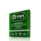 Q-Traps Pantry Moth Traps - Safe, Nontoxic, Insecticide & Odor Free, Pheromone Attractant Traps for Common Kitchen Moths (6 Traps)