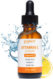 goPure Vitamin C Serum for Face - Radiance-Boosting Face Serum for Glowing Skin, Formulated with Antioxidants Vitamin C and Ferulic Acid to Support more Even-Toned and Brighter-Looking Skin - 1 fl oz