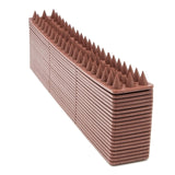 20 Pack 20 Ft Bird Spikes Defender Cats Scare Spikes, Critters Deterrent & Control Anti-Climbing Protect Fence Walls, Railing, Walls and Roof