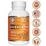 GENEX Quercetin 500mg Supplement, 60 Capsules | 3-Pack | Healthy Aging and Longevity, Non-GMO, Flavonoid Supplements