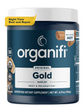 Organifi Gold - Natural Calming Turmeric and Reishi Mushroom Powder for Nighttime Tea - Promotes Relaxation and Restful Sleep - Incredible Taste and Aroma, 30 Servings