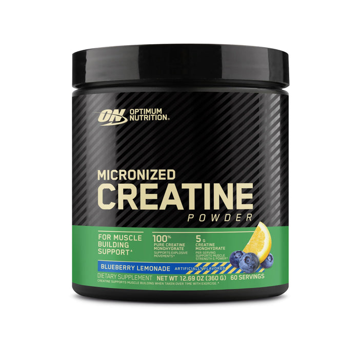 Optimum Nutrition Creatine Monohydrate Powder - Blueberry Lemonade Creatine, 60 Servings