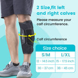 Calf Brace Leg Compression Sleeves for Men & Women, Shin Splints for Calf Muscle Wrap, Diamond-shaped Elastic Band for Pressure, fit Swelling, Varicose Vein Pain Relief, Running, Hiking, Fitness -S/M