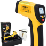 ennoLogic Temperature Gun (NOT for BODY TEMPERATURE) - Dual Laser Non-Contact Infrared Thermometer -58°F to 1202°F - NIST Option Available - Accurate Digital Surface IR Thermometer eT650D