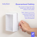 Award Winning Child Proof Outlet Cover | Baby Proof Wall Outlet Cover Box | Outlet Covers Baby Proofing | Outlet Box Cover | Electrical Outlets | Baby Outlet Cover | Outlet Protector | Outlet Lock