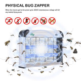 SPICA 2 Pack Insect Killer Bug Zapper Indoor, 20W Electronic Mosquito Fly Moth Wasp Pest Killer, Includes 4 Replacement Light Bulbs