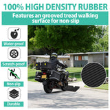 Linkloos 1.5" Rise Rubber Threshold Ramp, 2204Lbs Recycled Rubber Power Threshold, 35.4" L x 7.87" W Non-Slip Surface Solid Threshold Ramp is Adjustable and Cuttable for Wheelchairs, Power Scooters