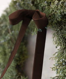 Brown Velvet Ribbon 1.5'' 25 Yards for Christmas Tree, Gift Wrapping, Flower Bouquet, Wreath Decorations, Bow Making