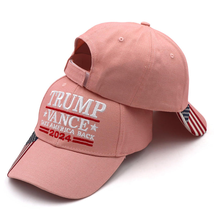 Trump Merchandise Trump Hat Donald Trump 2024 Hat Take America Back MAGA Hat USA Embroidery Adjustable Baseball Cap