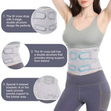 EGJoey Breathable Back Brace for Lower Back Pain Women and Men - Back Support Belt for Women, Relieve Lower Back Pain and Improve Posture with Comfort, Back Pain Relief Products, Posture Corrector