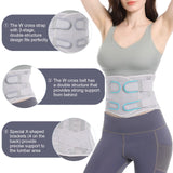 EGJoey Breathable Back Brace for Relieve Lower Back Pain Women and Men - Back Support Belt and Improve Posture with Comfort, Back Pain Relief Products, Posture Corrector