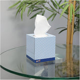 Genuine Joe GJO26085 Cube Box Facial Tissue, 2-Ply, 85 per Box, White (Pack of 36)