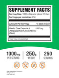 BulkSupplements.com Devil's Claw Extract Powder - Devils Claw Herbal Supplement, Devil's Claw Powder - from Devils Claw Root, Gluten Free, 1000mg per Serving, 250g (8.8 oz) (Pack of 1)
