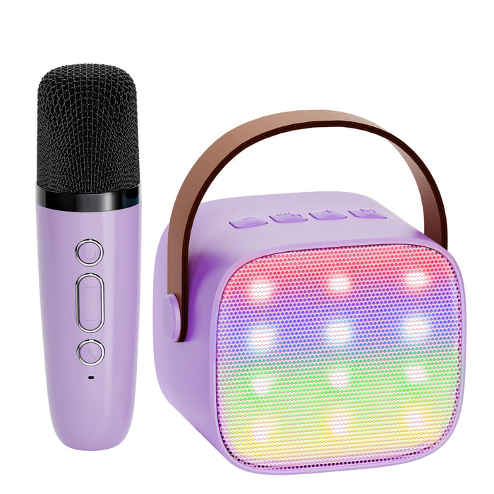 YLL Mini Karaoke Machine for Kids Toy, Karaoke Gifts for Girls Ages 4, 5, 6, 7, 8, 9, 10, 12 +Year Old Birthday Party, 4-12 Years Old Christmas Toys Gift for Girls (Purple)