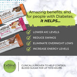 Extend Nutrition Sugar Free High Protein Bars, Perfect Diabetic Snacks for Adults and Kids, High Protein Bars for Hunger Control and Steady Energy, Low Carb, Keto Friendly, Peanut Butter, 12 Count