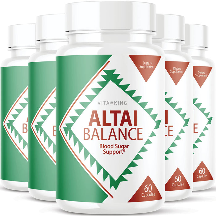 VITAKING (5 Pack) Altai Balance Support Formula Pills Altai Balance Official Supplement (300 Capsules)