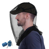 South to East Premium Mosquito Head Net for Insect, 2 Pack, Fly & Bug Protection | Ultra Large & Long, Extra Fine Holes for Camping, Hiking, Finshing, Gardening, Safari, Fits All Hats for Men & Women