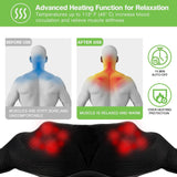 cotsoco Neck Massager, Shiatsu Shoulder and Back Massager with Heat, Electric Deep Tissue 3D Kneading Massage Pillow for Shoulder, Leg, Full Body Massage,Relax Gift for Him/Her