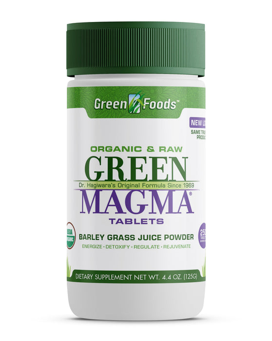 Green Foods Green Magma Nutritional Supplement, 250 Tablets