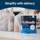 Cottonelle Ultra Clean Toilet Paper, 9 Mega Rolls (9 Mega Rolls = 36 Regular Rolls), 284 Sheets Per Roll, Packaging May Vary