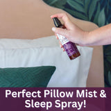 Lavender Spray Aromatherapy Mist Set of 2 – Pillow Spray, Natural Linen Spray for Bedding, Essential Oil Room Spray with Lavender & Chamomile for relaxation & sleep by Brookethorne Naturals