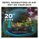 Thermacell Patio Shield Mosquito Repellent E-Series Rechargeable Repeller Bundle with 40-Hour Refill; 20’ Mosquito Protection Zone; No Spray, Flame or Scent; Bug Spray Alternative