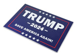 Donald Trump 2024 yard sign Save America Again sign with Metal Stake,18"x14"Double Sided Fade Resistant, USA style sign