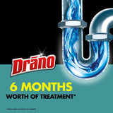 Drano Max Build Up Remover Drain Clog Remover and Cleaner, Great for Clog Prevention, Commercial Line, 60 oz