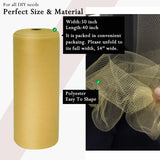 Tulle Fabric Rolls 54 Inch by 40 Yards Tulle Bolt Spool for Wedding Christmas Decorations DIY Tutu Baby Shower Table Skirt Ceiling Decor Birthday Party Craft Supplies（Antique Gold）