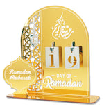 ANOTION Ramadan Advent Calendar - Ramadan Decorations for Home DIY Ramadan Countdown Calendar Ramadan Mubarak Decorations Ramadan Advent Calendar 2024 Eid Mubarak Decorations Ramadan Table Décor