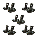 Stander Replacement Ski Glides, Compatible with The EZ Fold-N-Go Walker and The Able Life Space Saver Walker, Black, 5-pack