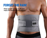 Back Brace-Relief for Back Pain, Herniated Disc, Sciatica, Scoliosis- Lower Back Brace Belt - Sports Lumbar Support Brace with Dual Adjustable Straps for Keep Spine Straight and Safef - Breathable Waist Support Belt for Men and Women