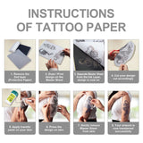 Tattoo Practice Skins 3MM with Transfer Paper - Autdor 35Pcs Thick Tattoo Fake Skin and Stencil Paper Kit Includes 30Pcs Tattoo Paper and 5Pcs Double Sided Blank Tattoo Skin Practice 3mm