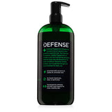 Defense Soap Organic Peppermint Body Wash | All Natural Mint Shower Gel with Tea Tree Oil, Eucalyptus Oil. Wrestling Inspired, For All Mens & Womens Skin Types. 32 oz