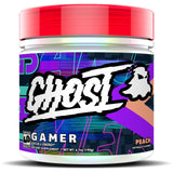 GHOST Gamer: Energy and Focus Support Formula - 40 Servings, Peach - Nootropics & Natural Caffeine for Attention, Accuracy & Reaction Time - Vegan, Gluten-Free