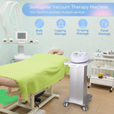 Sextupole Vacuum Therapy Machine Cupping Massager - Vacuum Scraping Massage Machine Manual Massager with 24 Cups and 3 Probes for Body, Back & Face Care