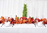 DearHouse 2 Pack Fall Garland Maple Leaf, 5.9Ft/Piece Hanging Vine Garland Artificial Autumn Foliage Garland Thanksgiving Decor for Home Wedding Fireplace Party Christmas (Red)