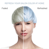 Celeb Luxury Viral Colorwash, Professional Semi-Permanent Hair Color Depositing Shampoo, Pastel Baby Blue