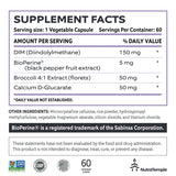 Dim Supplement [Enhanced Absorption with Bioperine, Brocolli, Calcium] Diindolylmethane Hormonal Balance for Women & Men, Estrogen Metabolism, Menopause Support & Stress Relief Pills