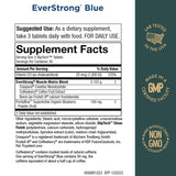 Purity Products EverStrong Blue Strength Building + Brain Boosting w/Muscle Matrix Blend ft. Creatine Monohydrate + More, PurityBlue Organic Blueberry Complex, 1000 IU Vitamin D3-90 Tablets